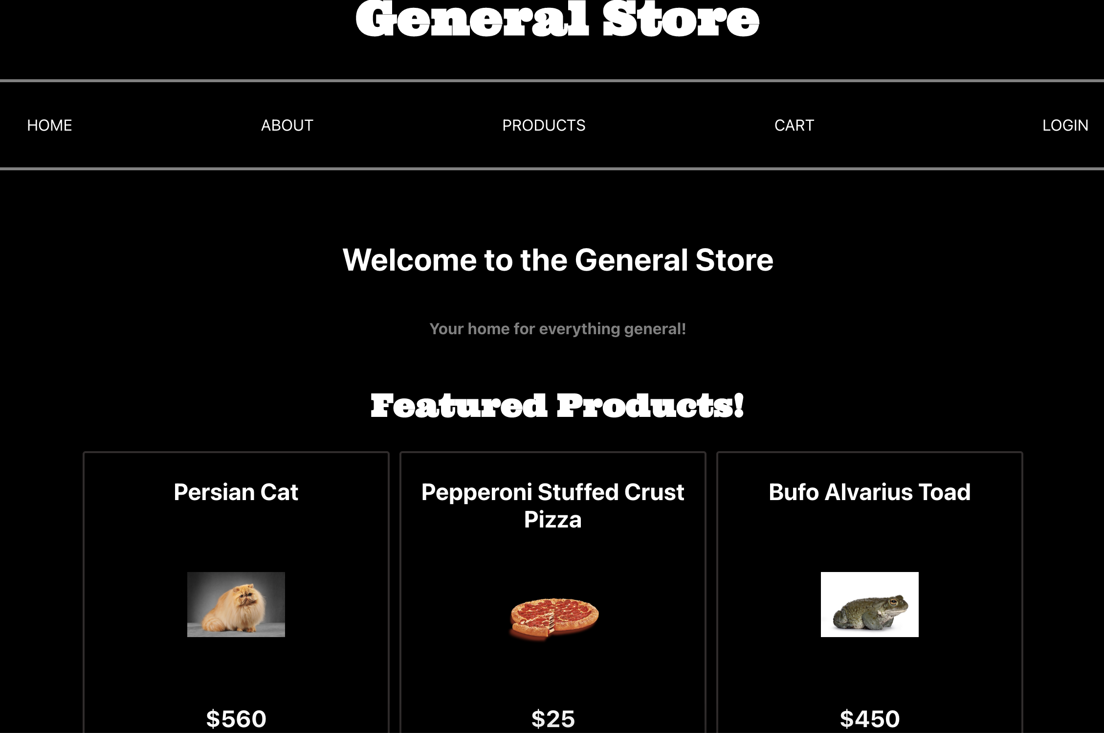 E Commerce Store